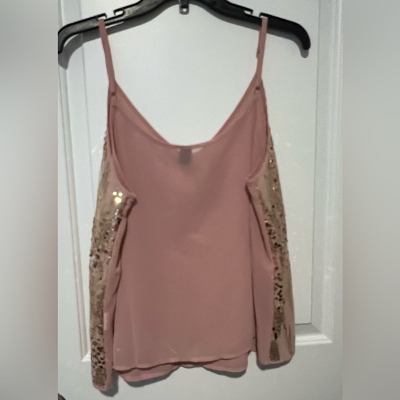 SHEIN Size L sequin sheer cami - Picture 3 of 5